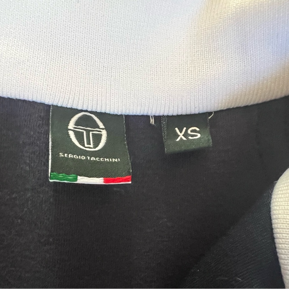 Y2K Sergio Tacchini Men’s 80’s Track Jacket with Logo Streetware Athleisure - Picture 3 of 5